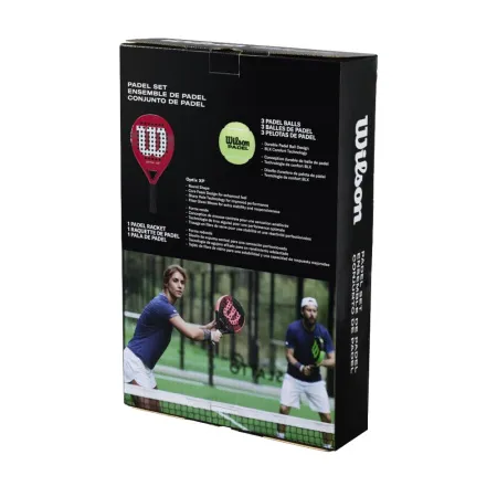 Набор для падела WILSON Optix XP Padel KIT, WR202110U2, ракетка + 3мяча, красный за 20&nbsp;362.60 ₽ купить в Тольятти