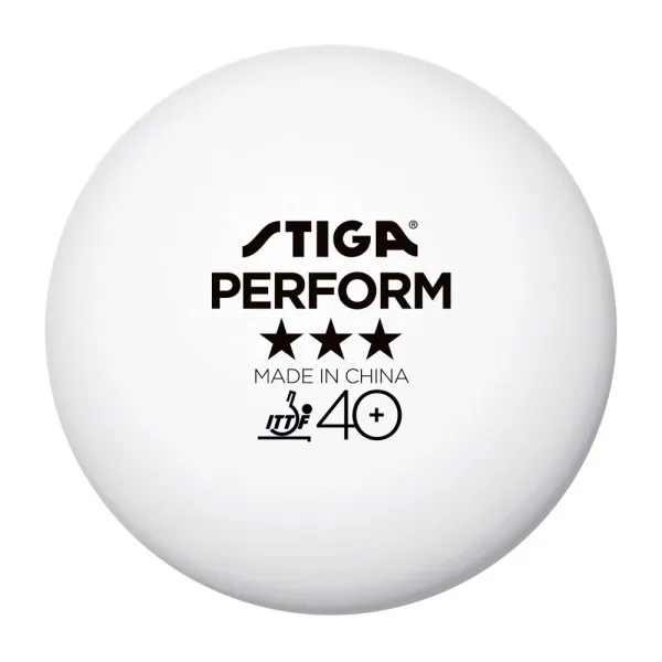 Мяч для наст. тенниса Stiga Perform 3***, 40+, 1113-2110-06, пластик, ITTF Appr., уп.6 шт, бел за 2&nbsp;121.60 ₽ в Тольятти