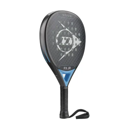 Ракетка для падела Dunlop FX Jr, 10370738, для юниоров, гибрид, графит, черно-голубой за 11&nbsp;019.40 ₽ купить в Тольятти