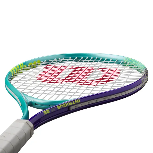 Ракетка б/т дет. Wilson Intrigue Jr 25, WR180310U, для детей 9-10лет, алюминий,со струн., бирюз-фиол за 5&nbsp;271.70 ₽ в Тольятти