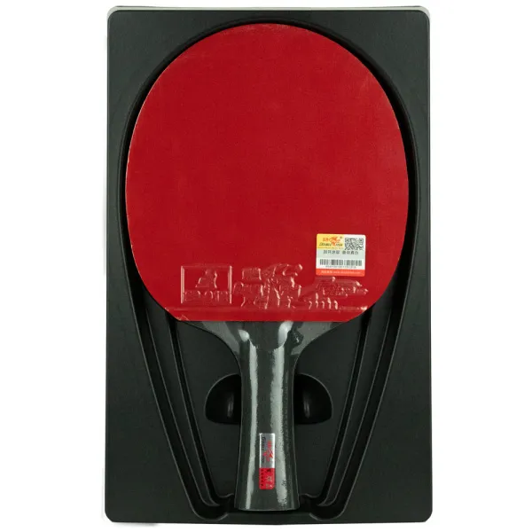 Ракетка для н/т DOUBLE FISH Black Carbon King Racket 3***, для професс.,ITTF Appr.,накл.2,1,мм за 4&nbsp;346.90 ₽ в Тольятти