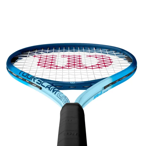 Ракетка б/т Wilson Tour Slam Lite Gr2, WR199010U2,для любит, алюминий, со струнами, сине-голубая за 6&nbsp;358 ₽ в Тольятти