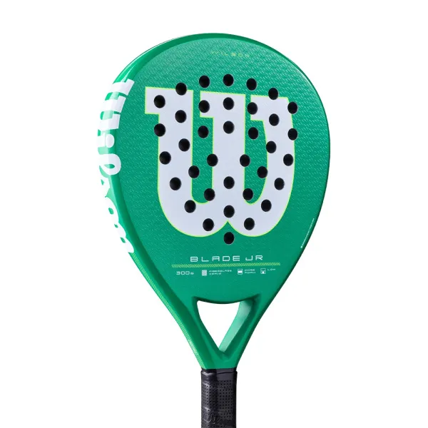 Ракетка для падела WILSON Blade Jr  V4 Padel, WR213811U0, для начин-х, стекловолокно, зеленый за 14&nbsp;934.50 ₽ в Тольятти