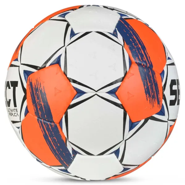 Мяч ганд. SELECT Ultimate Replica v25, 3572858745, р.3(Senior), ПУ,руч.сш, бел-оранж-т.син за 5&nbsp;373.70 ₽ в Тольятти