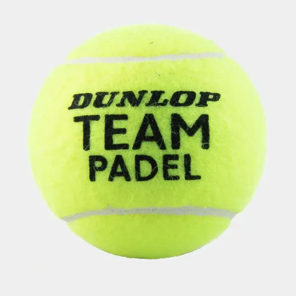 Мяч для падела Dunlop Team Padel, 601553, уп.3 шт, сукно, нат.резина,желтый за 1&nbsp;110.10 ₽ в Тольятти
