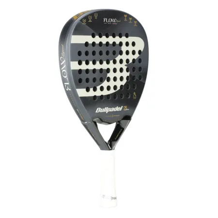 Ракетка для падела BULLPADEL Flow Legend, 494405, для профессионалов, стекловолокно,черно-белый за 31&nbsp;307.20 ₽ купить в Тольятти