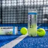 Мяч для падела HEAD Padel Pro+, 540203, уп.3 шт, FIP Approved, войлок,нат.резина,желтый за 933.30 ₽ купить в Тольятти