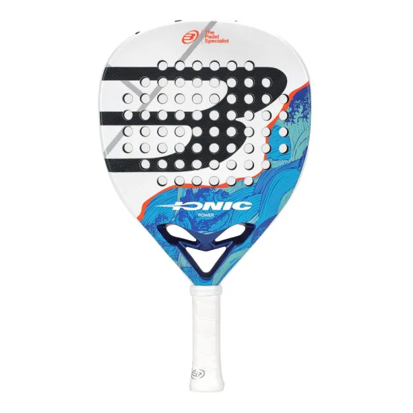 Ракетка для падела BULLPADEL Ionic Power 26, 494411, для продв. игроков, стекловолокно, сине-белый за 28&nbsp;944.20 ₽ в Тольятти