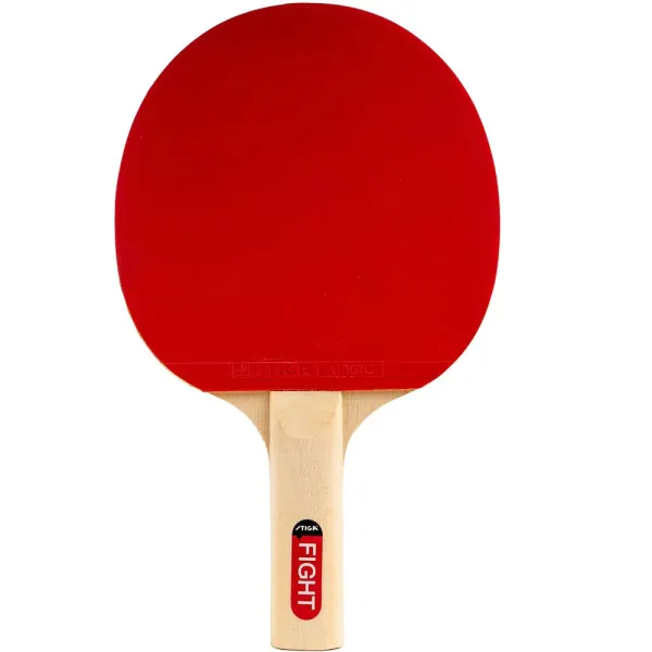 Ракетка для н/т Stiga Fight Red, 184001, для любителей, накладка 1,5 мм ITTF, прямая ручка за 1&nbsp;837.70 ₽ в Тольятти