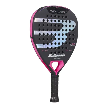 Ракетка для падела BULLPADEL Wonder 27, 497250, для продв.игроков, стекловолокно, карбон, черно-роз за 42&nbsp;969.20 ₽ купить в Тольятти