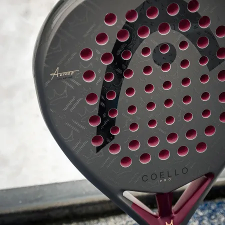 Ракетка для падела HEAD Coello Pro 2026, 225036, для профессионалов, карбон, коричнево-бордовый за 33&nbsp;619.20 ₽ купить в Тольятти