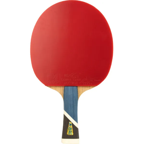 Ракетка для н/т DOUBLE FISH 5A+C, для продвин, ITTF Appr, накл. 2,1 мм, конич. ручка+ 2 мяча V40+мм за 2&nbsp;779.50 ₽ в Тольятти