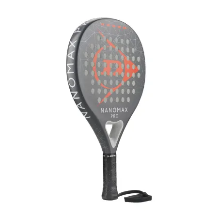 Ракетка для падела Dunlop Nanomax Pro, 10370739, для профессионалов, карбон,серо-оранжевый за 17&nbsp;248.20 ₽ купить в Тольятти