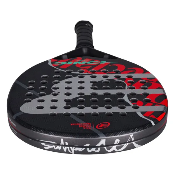 Ракетка для падела BULLPADEL Ionic Control 26, 494412, для продв. игроков, карбон, черно-красный за 33&nbsp;734.80 ₽ в Тольятти