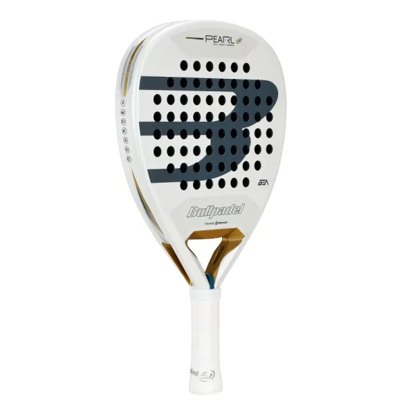 Ракетка для падела BULLPADEL Pearl 26, 493804, для профессионалов, карбон, бело-серый за 35&nbsp;929.50 ₽ в Тольятти