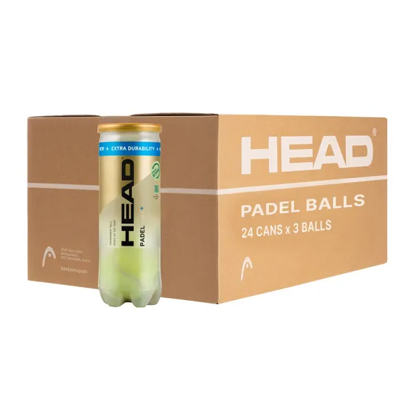 Мяч для падела HEAD Padel Pro S+, 540303, уп.3 шт, FIP Approved, войлок,нат.резина,желтый за 933.30 ₽ в Тольятти