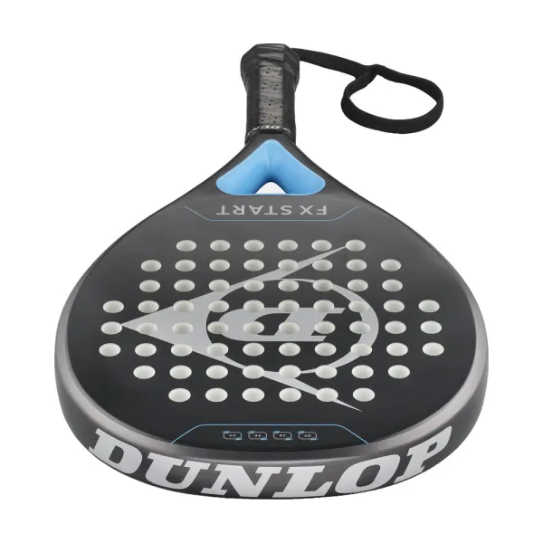 Ракетка для падела Dunlop FX Start, 10370737, для начинающих, гибрид, графит, черно-синий за 13&nbsp;175 ₽ в Тольятти