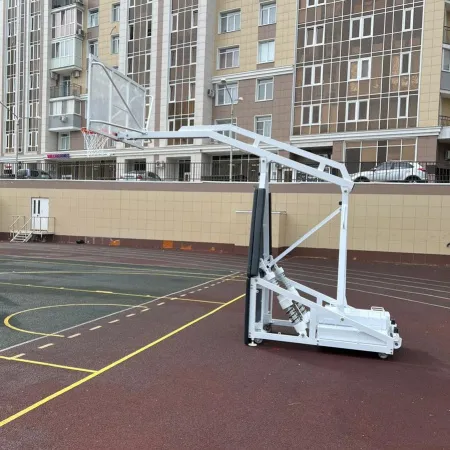 Баскетбольная стойка мобильная складная на пружинах вынос 2,25 м c противовесом ZAVODSPORTA за 530&nbsp;660 ₽ купить в Тольятти