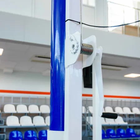 Волейбольные стойки универсальные со стаканами и механизмом натяжения троса ZAVODSPORTA за 41&nbsp;400 ₽ купить в Тольятти