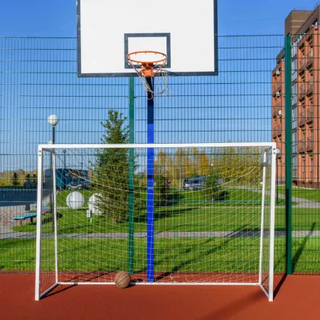 Баскетбольная стойка уличная одноопорная для игрового щита 1050х1800 мм вынос 1200 мм ZAVODSPORTA за 39&nbsp;600 ₽ купить в Тольятти