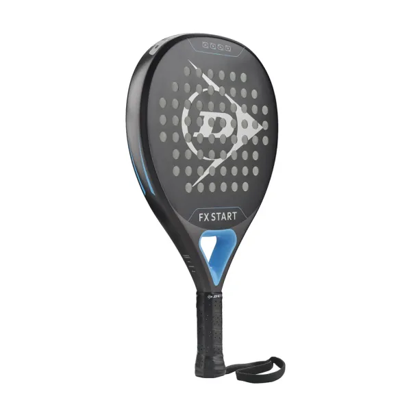 Ракетка для падела Dunlop FX Start, 10370737, для начинающих, гибрид, графит, черно-синий за 13&nbsp;175 ₽ в Тольятти