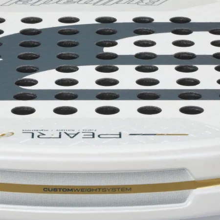 Ракетка для падела BULLPADEL Pearl 26, 493804, для профессионалов, карбон, бело-серый за 35&nbsp;929.50 ₽ купить в Тольятти