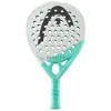 Ракетка для падела HEAD Gravity Motion, 224014, для продвинутых игроков, карбон, бело-бирюзовый