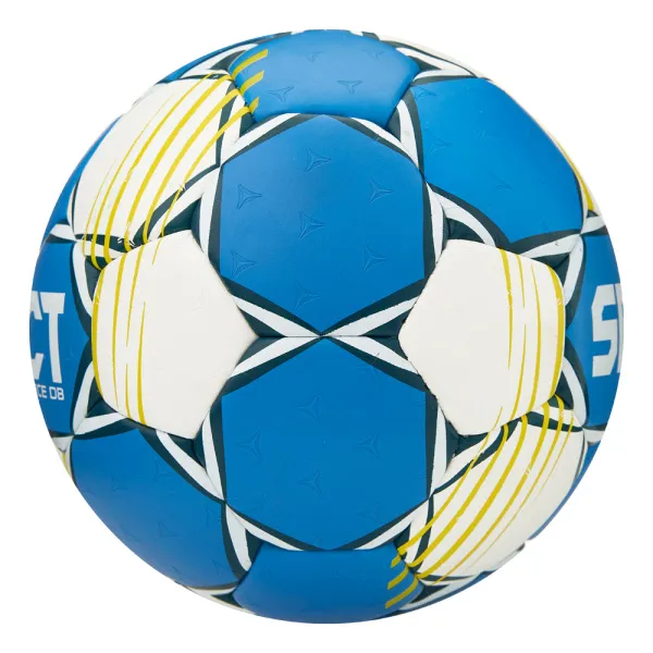 Мяч ганд. SELECT HB FORCE DB V25, 1622858205, Senior (р.3), EHF Appr,ПУ, гибр.сш., сине-белый за 8&nbsp;438.80 ₽ в Тольятти