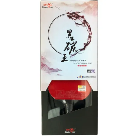 Ракетка для н/т DOUBLE FISH Black Carbon King Racket 5*****, для професс.,ITTF Appr.,накл.2,1,мм за 6&nbsp;434.50 ₽ купить в Тольятти