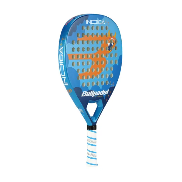 Ракетка для падела BULLPADEL Indiga Jr Boy 26, 494422, для начинающих, стекловолокно,сине-оранжевый за 10&nbsp;480.50 ₽ в Тольятти
