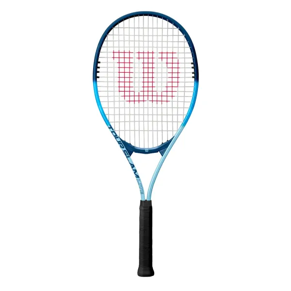 Ракетка б/т Wilson Tour Slam Lite Gr2, WR199010U2,для любит, алюминий, со струнами, сине-голубая за 6&nbsp;358 ₽ в Тольятти