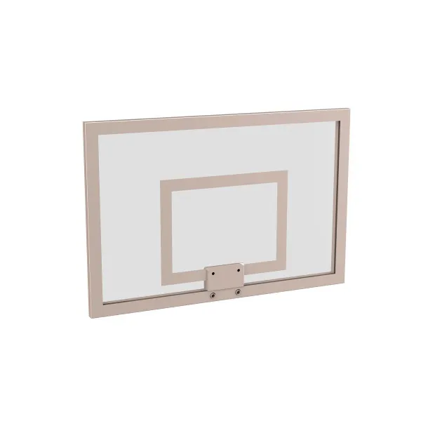 Щит баскетбольный тренировочный  (стекло 10 мм) 800х1200 мм ZAVODSPORTA