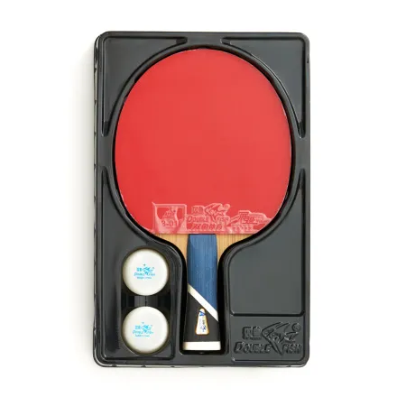 Ракетка для н/т DOUBLE FISH 5A+C, для продвин, ITTF Appr, накл. 2,1 мм, конич. ручка+ 2 мяча V40+мм за 2&nbsp;779.50 ₽ купить в Тольятти