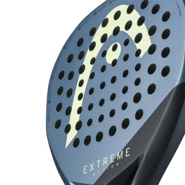 Ракетка для падела HEAD Extreme Motion, 223135, для профессионалов, углеродное волокно, темно-синий за 26&nbsp;894 ₽ в Тольятти