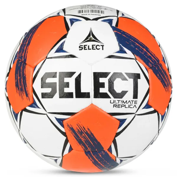 Мяч ганд. SELECT Ultimate Replica v25, 3572858745, р.3(Senior), ПУ,руч.сш, бел-оранж-т.син за 5&nbsp;373.70 ₽ в Тольятти