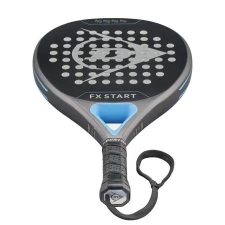 Ракетка для падела Dunlop FX Start, 10370737, для начинающих, гибрид, графит, черно-синий за 13&nbsp;175 ₽ купить в Тольятти