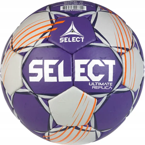 Мяч ганд. SELECT Ultimate Official EHF V24, 1612858999, Senior(р.3), EHF Appr, ПУ, руч.сш, фиол-сер за 15&nbsp;504 ₽ в Тольятти