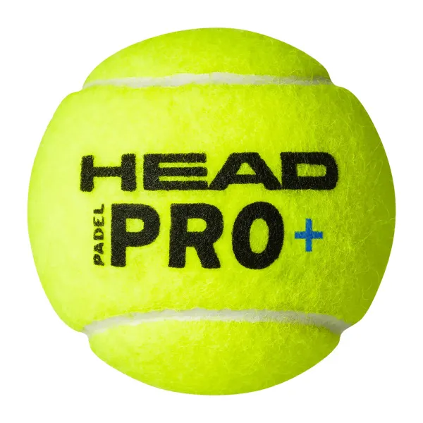 Мяч для падела HEAD Padel Pro+, 540203, уп.3 шт, FIP Approved, войлок,нат.резина,желтый за 933.30 ₽ в Тольятти