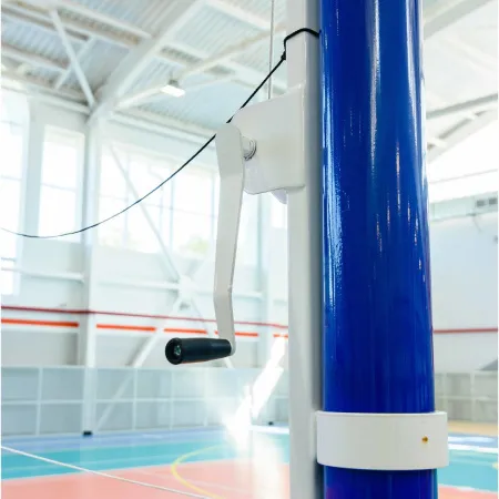 Волейбольные стойки универсальные со стаканами и механизмом натяжения троса ZAVODSPORTA за 41&nbsp;400 ₽ купить в Тольятти